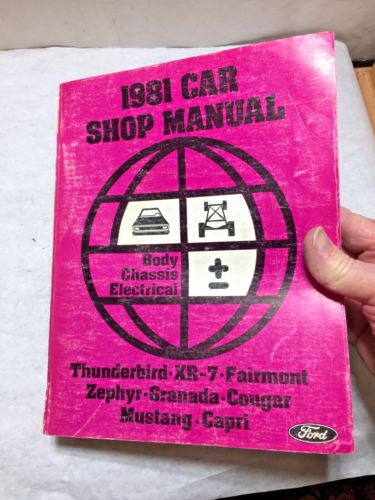 1981 Ford Car Shop Service Repair Manual Thunderbird, Mustang, XR-7, Fairmont, Z, US $19.99, image 14