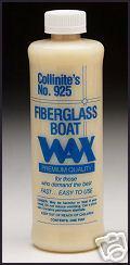 Collinite 925 marine fiberglass boat wax protects