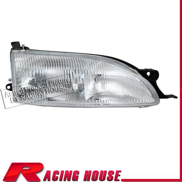 Driver side head light lamp left 1995-96 toyota camry replacement clear lens lh