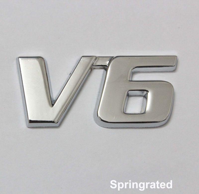 Buy 10x Car V6 V8 Alphabets Letter Sticker Car Emblem Decals self