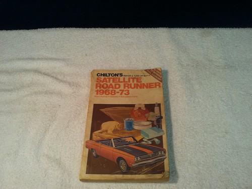 Vintage 1968-1973 road runner / gtx  chiltons repair guide/ manual/tune up.