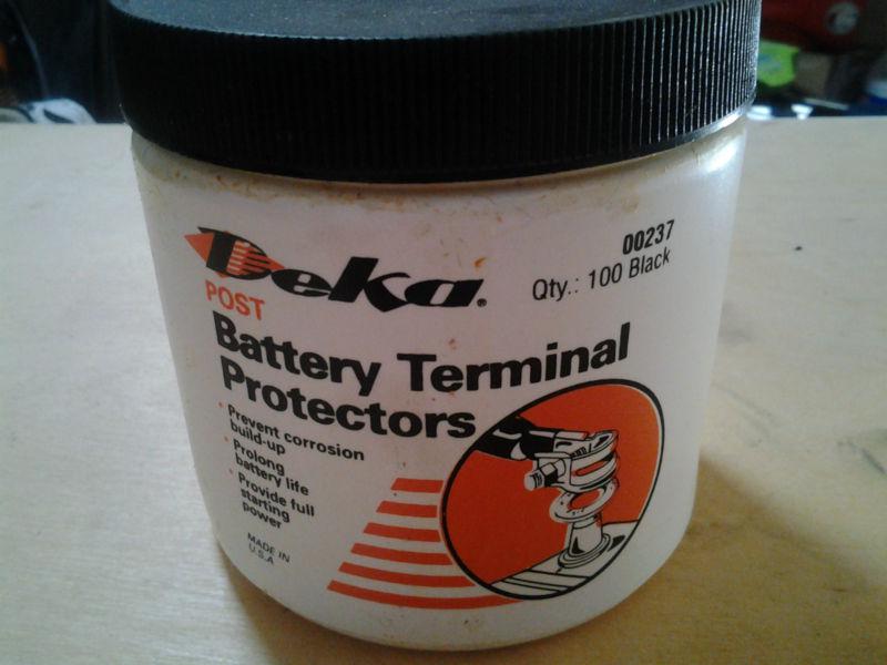 00237 deka battery terminal protectors 100ct nip
