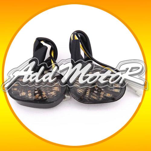 Led turn signal light smoke 2x for yzf r1 yzf r6 03-08 yzf r6s 06-08 