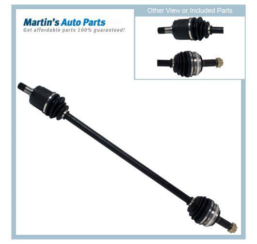 Cv joint axle shaft assembly new left hand front with joints & nut driver side