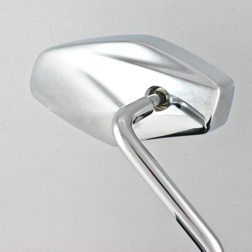 Chrome side mirrors medusa style chrome for harley  dyna switchback us stock