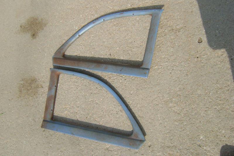 1956 56 ford rear quarter window garnish mldgs 2dr sdn club sedan 1955 55
