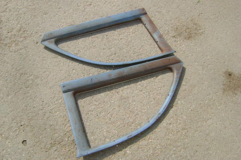 1956 56 Ford REAR QUARTER WINDOW GARNISH MLDGS 2DR SDN Club Sedan 1955 55, US $45.00, image 2
