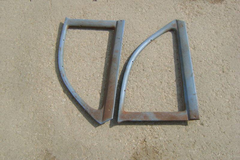 1956 56 Ford REAR QUARTER WINDOW GARNISH MLDGS 2DR SDN Club Sedan 1955 55, US $45.00, image 3