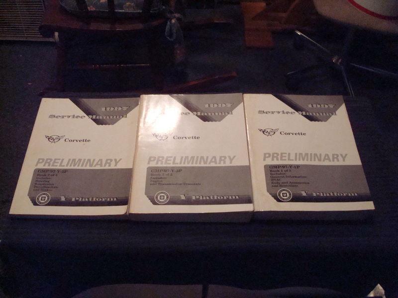 1997 chevy corvette chevrolet factory dealer service shop repair manual book oem