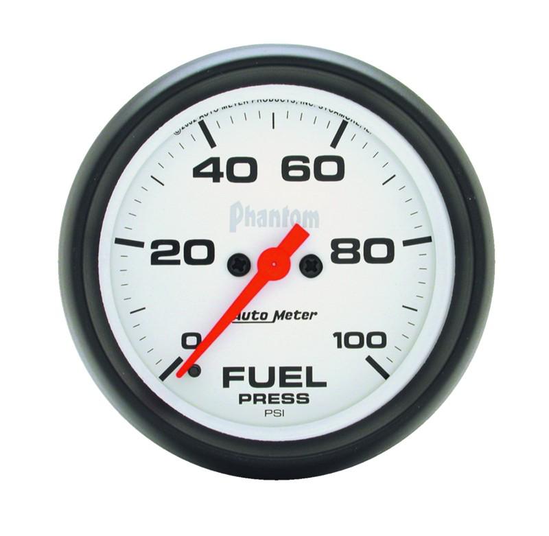 Auto meter 5863 phantom; electric fuel pressure gauge