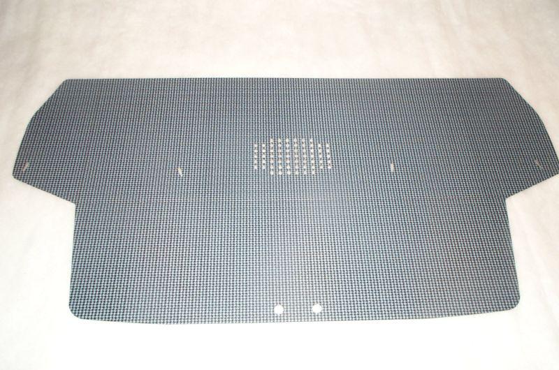 1960 chevy 2 door hardtop trunk divider houndstoot patterm with speaker holes 60