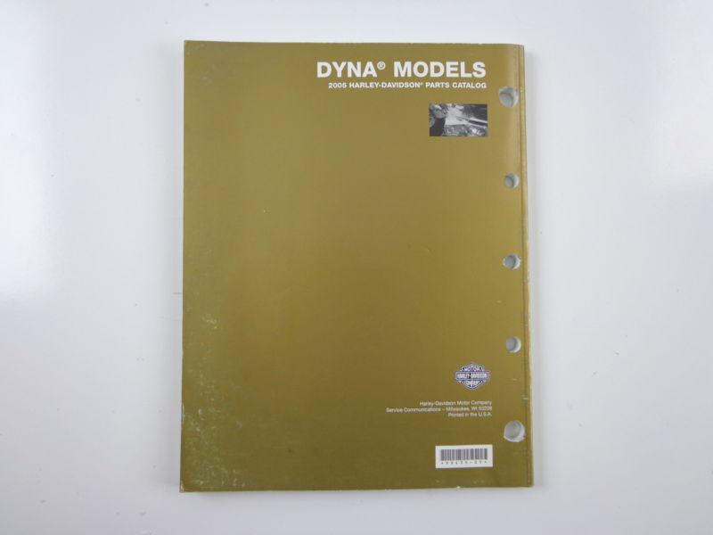 Buy Harley Davidson 2005 Dyna Models Parts Catalog Manual 9943905 in