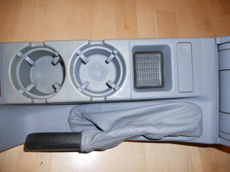 Buy BMW E46 325 330 Gray Grey Leather Armrest Cupholder Arm Rest Cup
