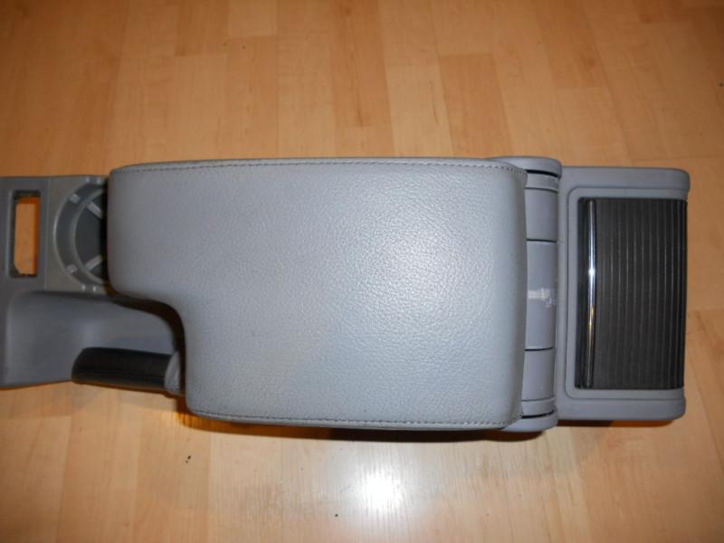 Buy BMW E46 325 330 Gray Grey Leather Armrest Cupholder Arm Rest Cup