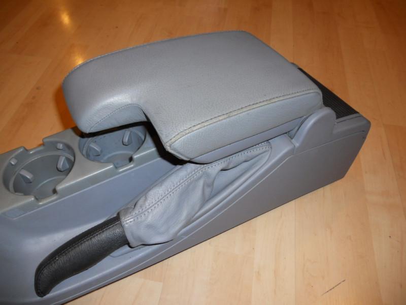 Buy BMW E46 325 330 Gray Grey Leather Armrest Cupholder Arm Rest Cup