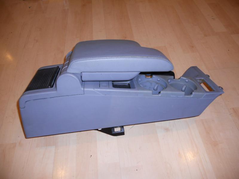 Buy BMW E46 325 330 Gray Grey Leather Armrest Cupholder Arm Rest Cup