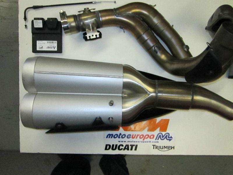 Buy D61 DUCATI DIAVEL 1200 STOCK OEM EXHAUST SYSTEM MUFFLERS PIPES ECU