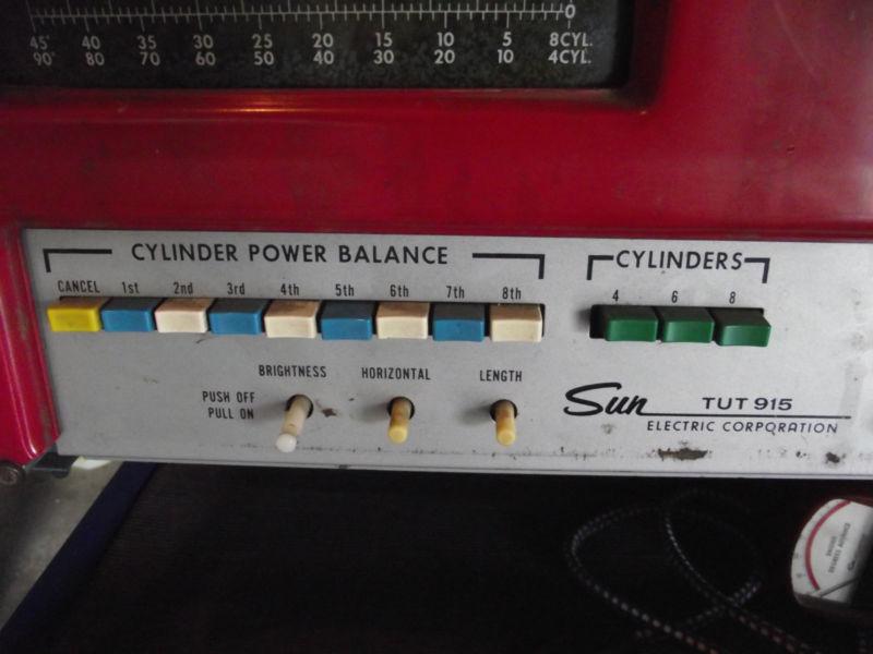 Sun Tune up Tester With Scope,Rolling Cart,Manuals,Cords., US $100.00, image 10