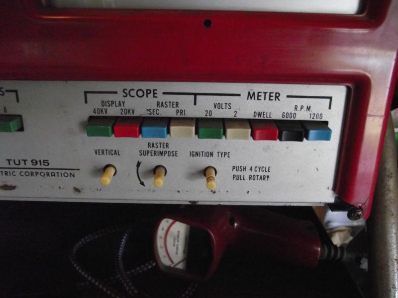 Sun Tune up Tester With Scope,Rolling Cart,Manuals,Cords., US $100.00, image 11