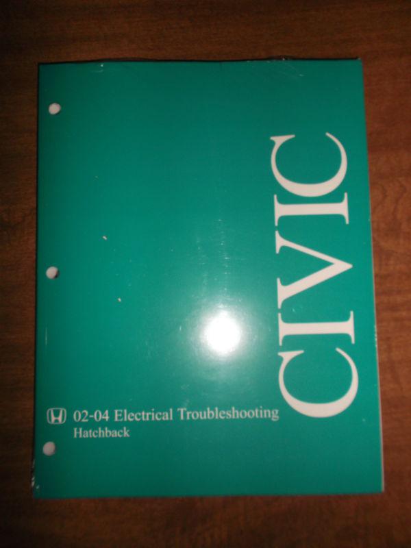 2004 2003 2002 honda civic hatchback electrical wiring service manual oem book