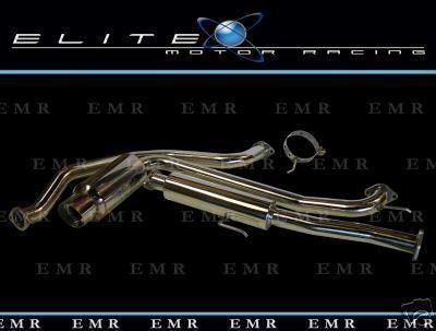 Tenrai series fb catback exhaust system 88-91 honda crx