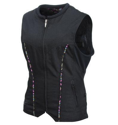 Womens ladies joe rocket motorcycle street vest l large