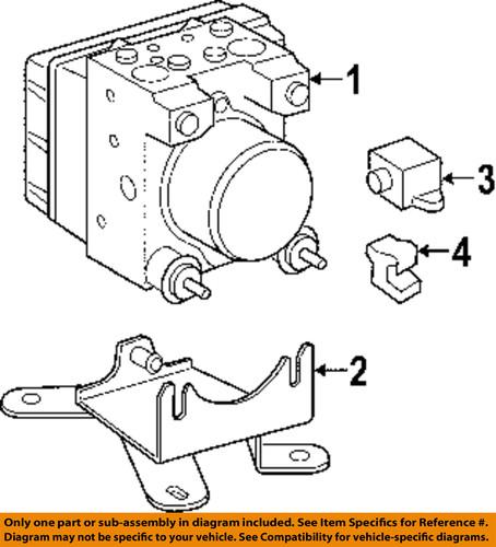 Toyota oem 4405004094 abs modulator valve