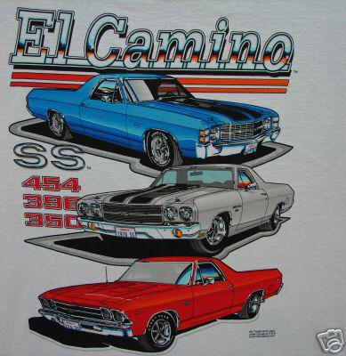 El camino t-shirt xl   chevrolet  (car/truck)