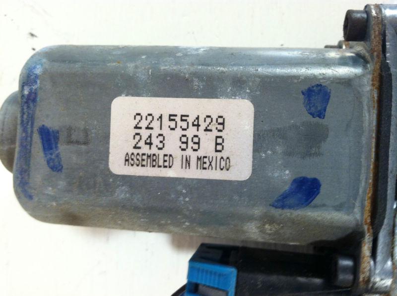 2000 Pontiac Grand Prix Passenger Rear Door Window Regulator w/ Motor, US $60.00, image 4