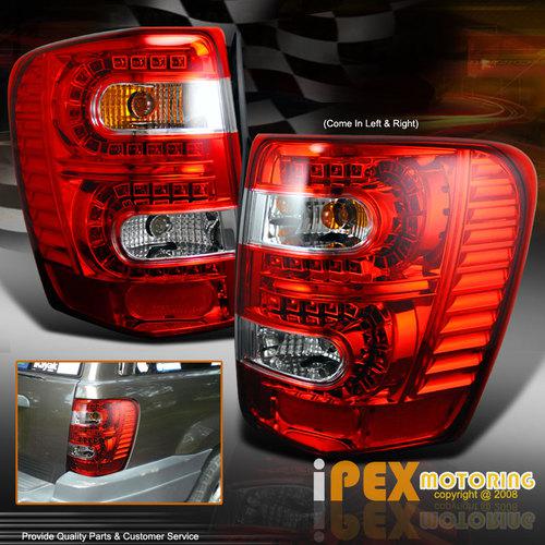 Buy 19992004 JEEP Grand Cherokee LED Tail Lights Lamps RED Left+Right