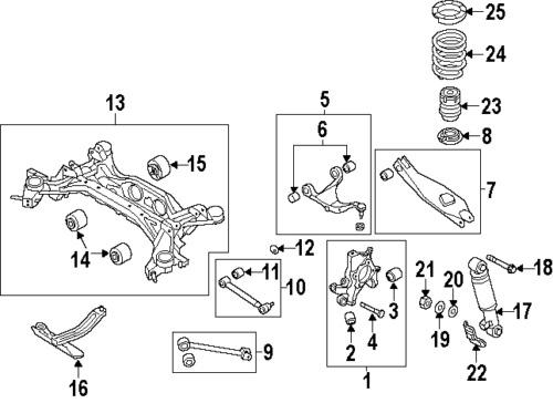 Kia 5534707000 genuine oem factory original upper cntrl arm washer