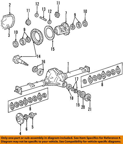 Ford oem 5l3z-1225-aa rear wheel bearing/wheel bearing