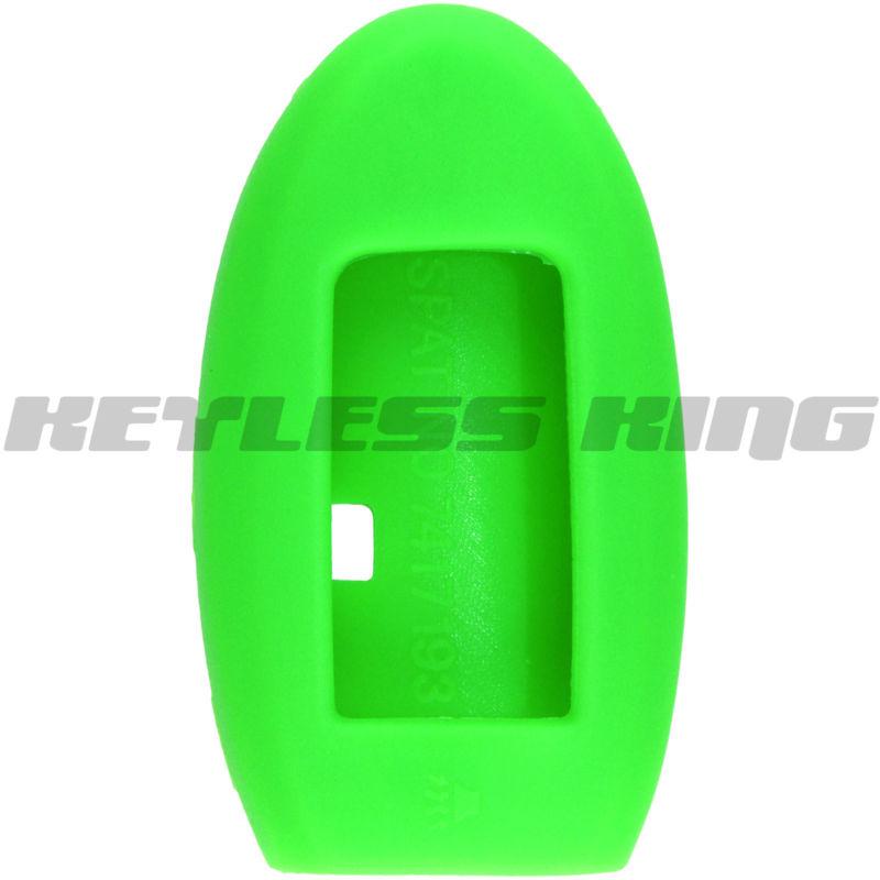 New green keyless remote smart key fob clicker case skin jacket cover protector