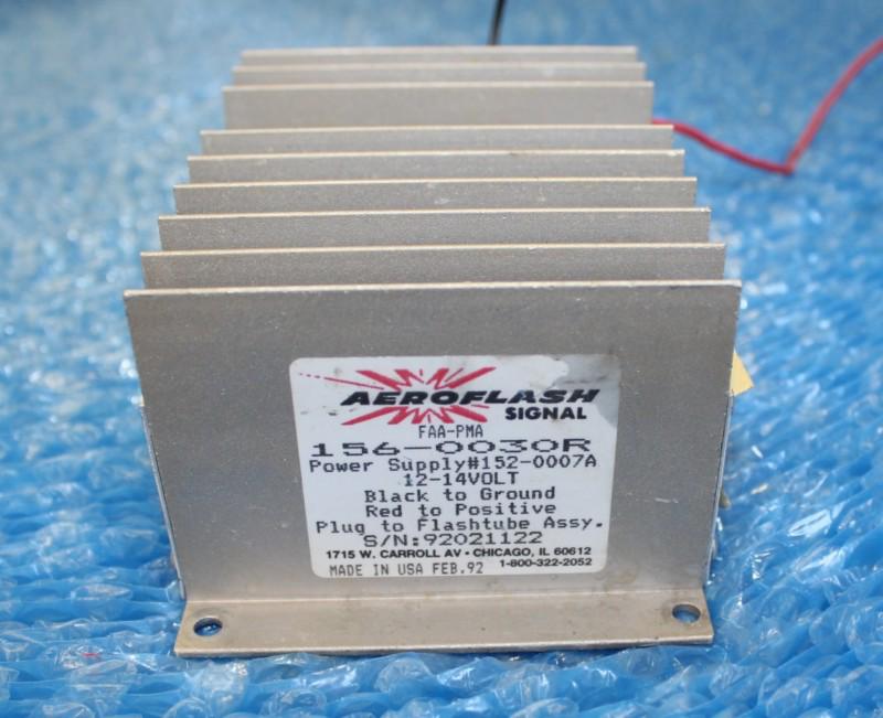 Aeroflash aircraft lighting power supply, 12/14 volt, pn 156-0030r