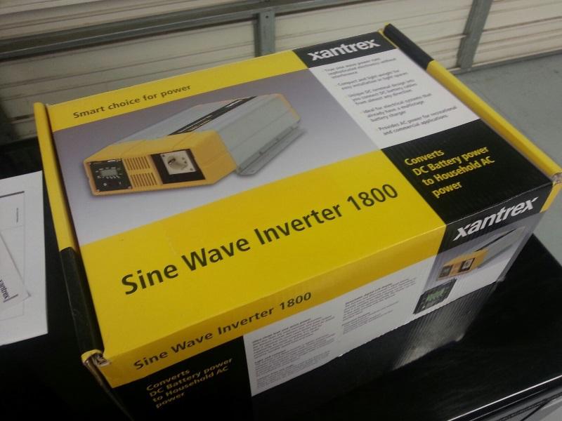 Xantrex prosine 1800/12 sine wave inverter 806-1802