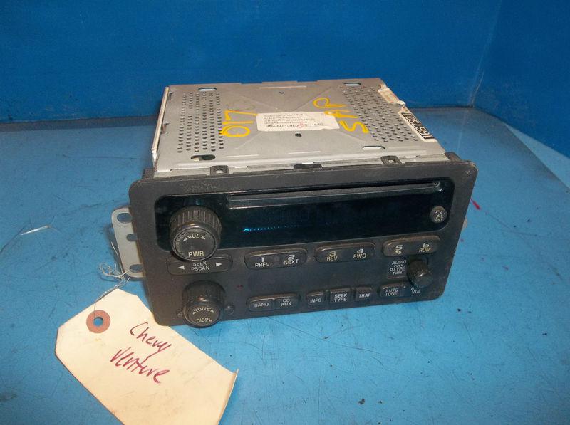 Chevrolet venture a/v equipment am-mono-fm-stereo-cass (opt um6) 97 98 99