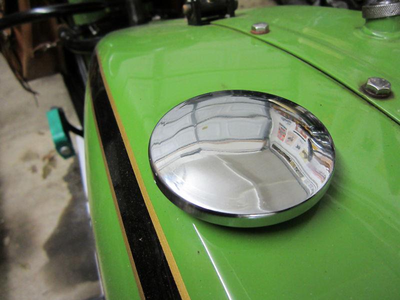 Early Harley VL RL Gas & Oil Cap 1935 to 1936 Chrome Plated, US $40.00, image 3