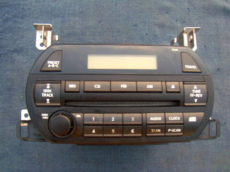 2002 to 2004 nissan altima single cd in dash oem radio with face #py520 nice!!