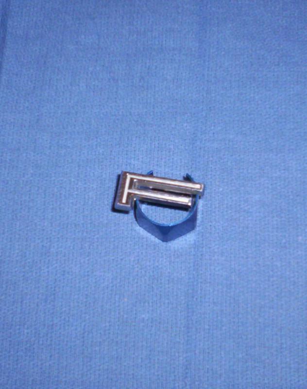 The "f" letter/badge/insignia from a late 60's ford 