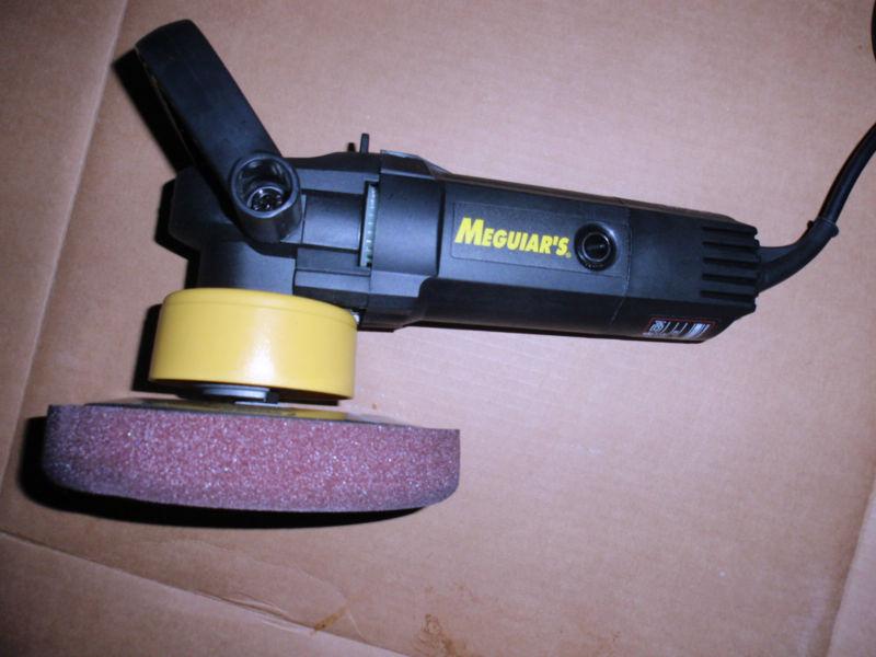  meguiar's g110v professional dual action polisher backing plate and buffing pad