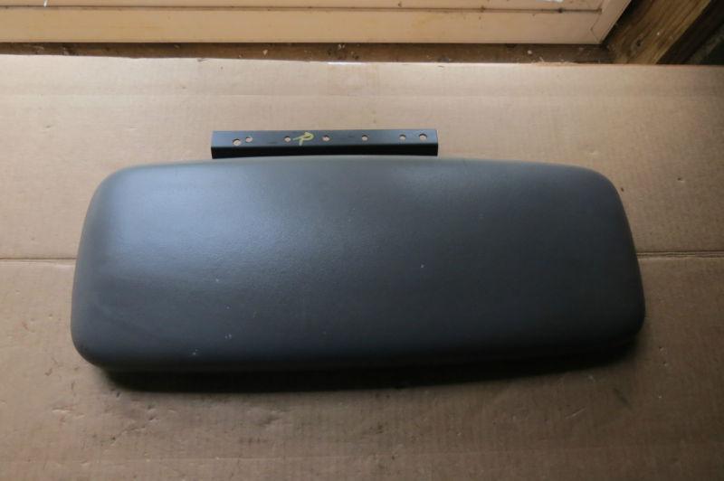 Read first 98-02 lincoln continental front center console arm pad rest grey oem