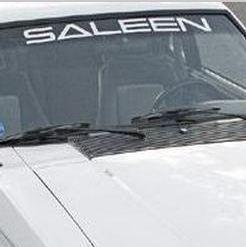Saleen windshield decal87-93  white o.e.m. /nos original look!!!