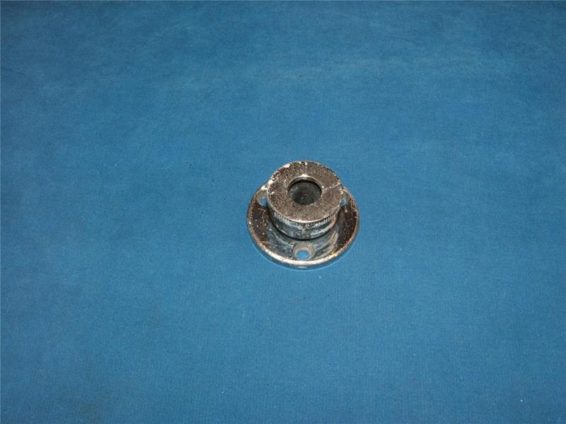 Vintage  chrome cable thru wall  fitting -- boat  parts & hardware