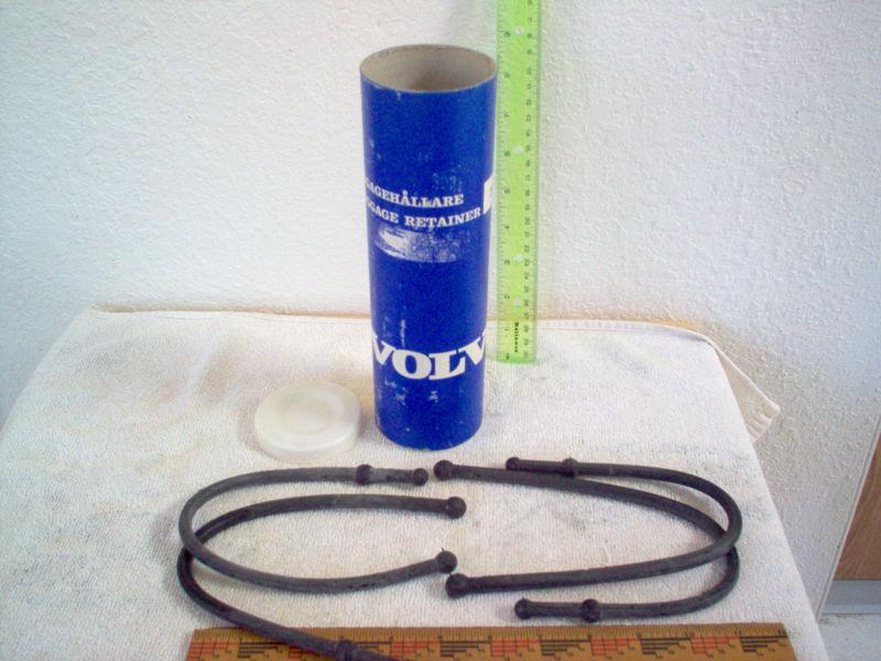 VOLVO TUBE W/ CAPS ENDS CARDBOARD SIGN OF WEAR LUGGAGE RACK BAGAGEHALLARE , US $19.00, image 2