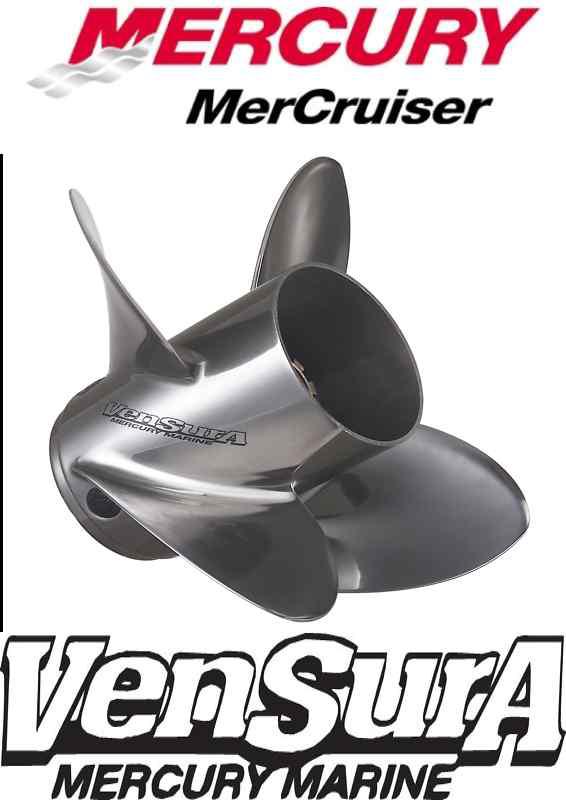 New oem mercury vensura propeller 48-825898a48 14 x 17 rh ss 4 bl