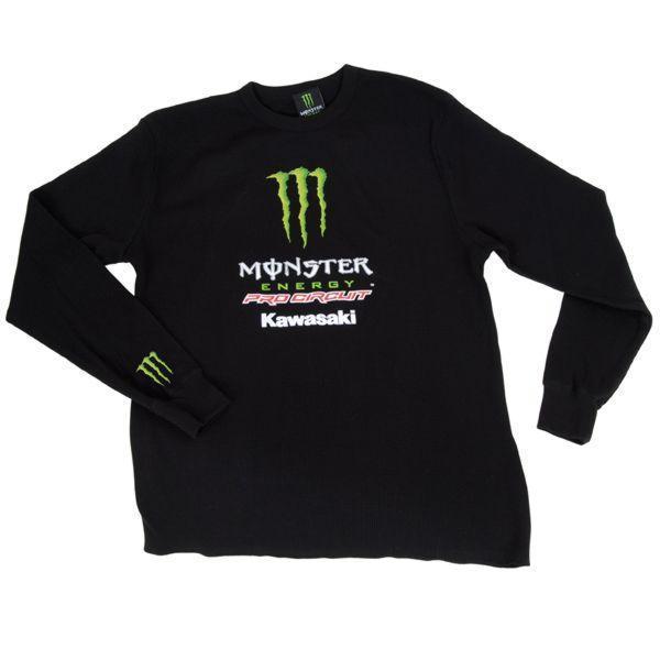 Pro circuit team monster long-sleeve thermal t-shirt black xx-large pc08101-0250