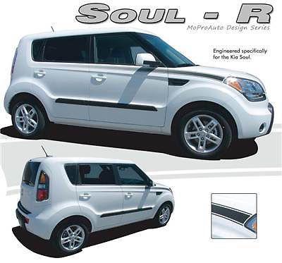 Kia soul r vinyl fade * pro grade graphics stripes decals 2010 971 by moproauto