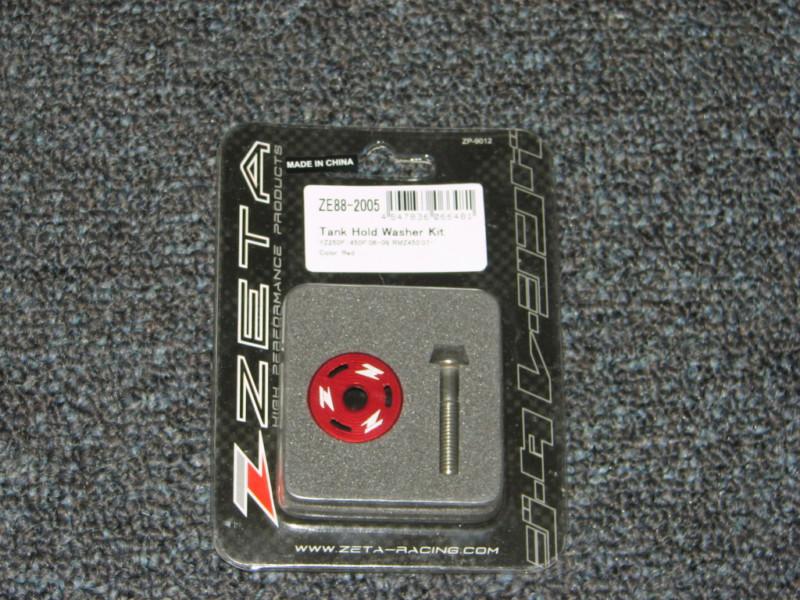 Zeta red tank holder washer kit:yamaha yz wr 250 f 450 f 2006-09 ze88-2005