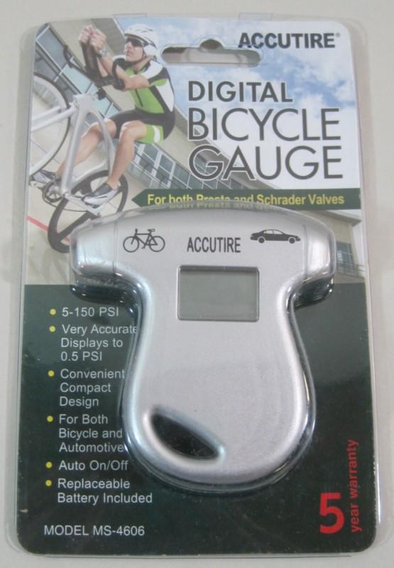 Nip accutire digital bicycle gauge model ms-4606