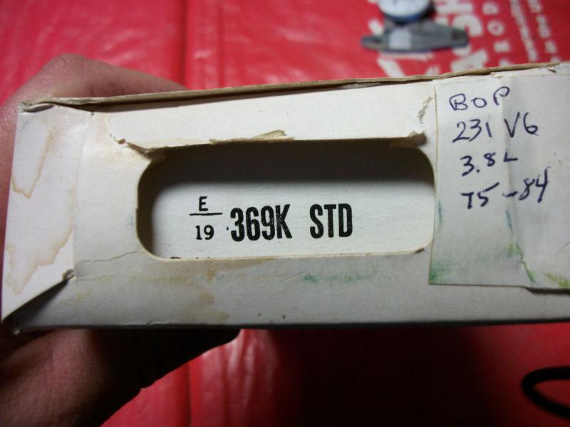 Sealed power piston rings 369k std bop v6 3.8l 231cid buick oldsmobile pontiac